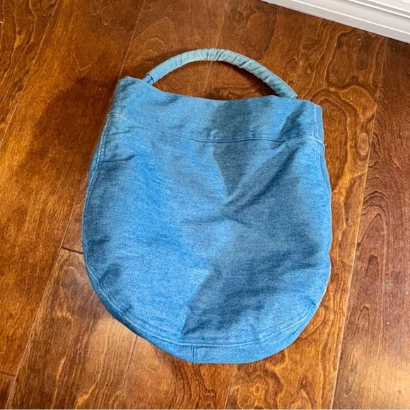 Y2K Vintage Xhilaration Target Denim Floral Patch Shoulder Bag - Picture 4 of 10